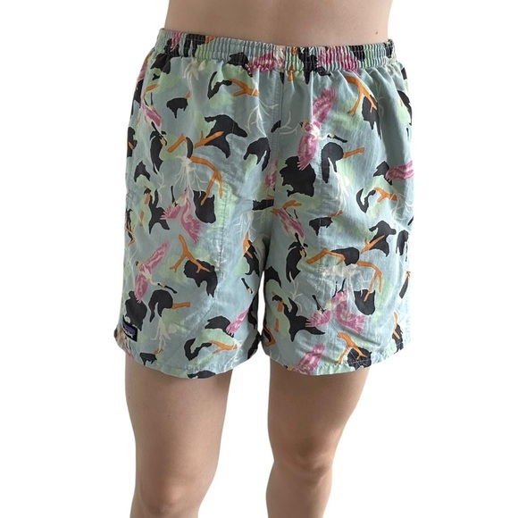 Patagonia Baggies Shorts Men’s 5” Blue Bird Outdoors Summer Hiking Size Small - Picture 1 of 7